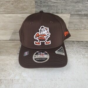 Cleveland Browns New Era Snapback Hat Performance Primary 9SEVENTY Brown
